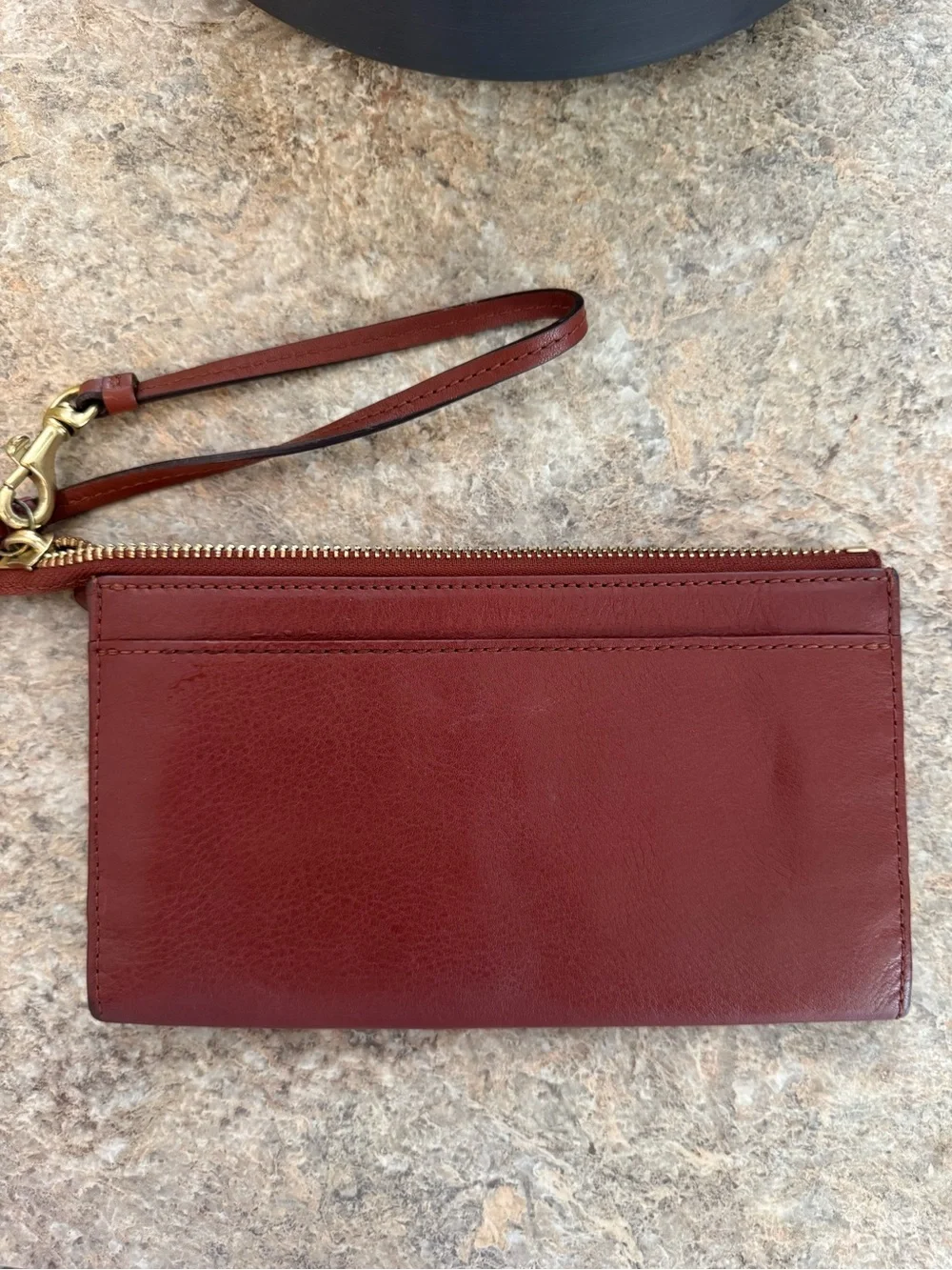 COACH Leather Wristlet
